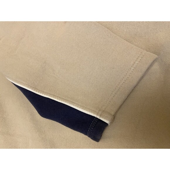 Old Navy Beige/Blue Casual Crewneck Pullover Hoodie Sweatshirt Mens Unisex XXL - Picture 13 of 14